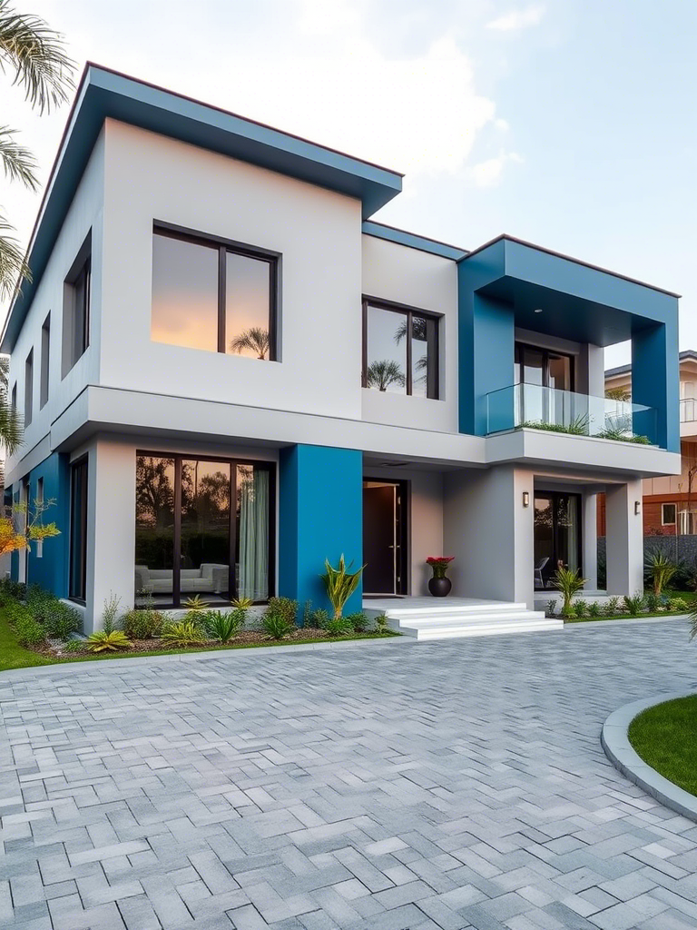 دهانات واجهات فلل